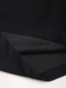 Sweetra Sexy V-Neck Rivet Halter Backless Jumpsuit, Fashionable Chic Design For Summer - Black - View 5