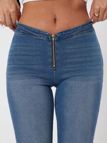 NYA SZN Quần jeans ống rộng cạp thấp, khóa kéo phía trước, phong cách Y2K, mùa hè, kiểu miền Tây, cao bồi, lễ hội âm nhạc, thanh lịch, kỳ nghỉ, nghỉ xuân, ăn trưa, co giãn, câu lạc bộ, thường ngày, màu xanh nhạt, phong cách nổi bật, lễ hội hóa trang. - Rửa tối - Xem 7