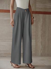 MOTF PREMIUM QUẦN TÚI XẺO GẤP NẾP - Màu xám đen - Xem 4