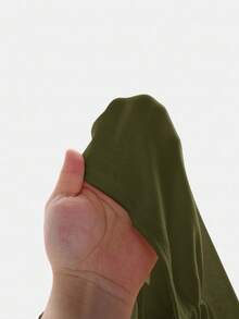 SHEIN Girlism Teen Girl Ribbed Knit One Shoulder Ruched Fitted Casual T-Shirt, Versatile Off The Shoulder Top Green Tops Tube Top