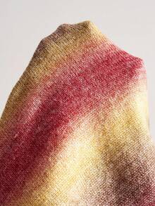 Bohemela 女士休闲条纹渐变色开衫，适合秋冬季音乐节和万圣节 - 彩色 - 查看 9