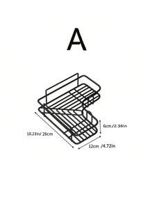 禹王免打孔三角架转角架卫生间浴室浴室厕所收纳壁挂式墙壁转角置物架 - 黑色 - 查看 13