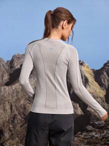 In My Nature 女士休闲纯色修身户外T恤