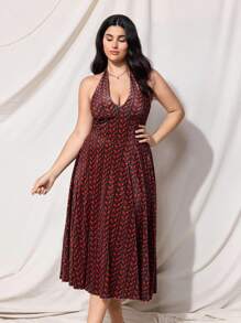 SHEIN MOD 大码女式露背褶饰蝴蝶结摆裙、派对女士服装、化妆舞会礼服、生日女士服装、性感红色连衣裙、蝴蝶结连衣裙、女式长裙、女士舞会礼服、女士正式复古礼服、女士派对礼服、女士鸡尾酒会礼服、女士派对礼服、女士正式挤奶女工礼服、紧身胸衣裙、闪亮面料、安哥拉红、女士夏/秋装、生日礼服、优雅派对礼服、2000 年代风格、万圣节 - 彩色 - 查看 10