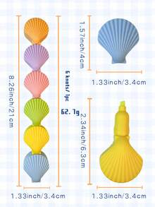 1 Stück süße fluoreszierende Stifte, geeignet für Schule und Büro fluoreszierende Marker und Kinder Graffiti Rückkehr zur Schule - Verschiedenfarbig - Übersicht 2