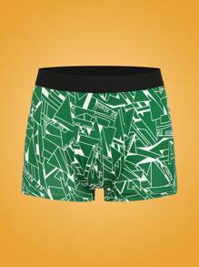 Notgurli Men Color-Blocked Edge Full Print Boxer Shorts (Set Of 5) - Multicolor - View 11