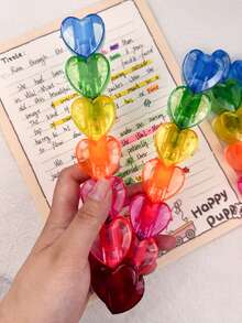 1 Stück süße fluoreszierende Stifte, geeignet für Schule und Büro fluoreszierende Marker und Kinder Graffiti Rückkehr zur Schule - Verschiedenfarbig - Übersicht 15