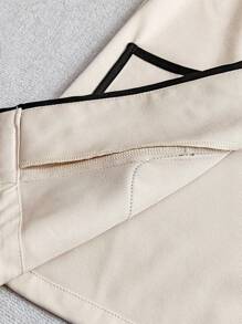 Franclia Women's Elegant Color Blocking Sleeveless Blazer For Summer