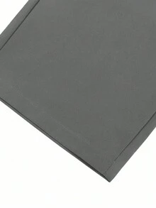 Manfinity Homme Men's Suit Pants, High-End New Design, Draping Suit Pants, Designer Fashion Casual Black Minimalist Business Trousers