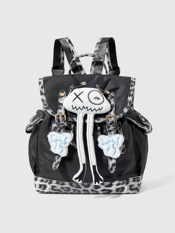 ROMWE Kawaii Women's Casual Cartoon Creative Interesting Backpack