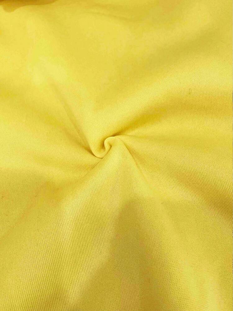 Resyla Women's Embroidered Letter Pattern Crew Neck Long Sleeve Comfortable Pullover Fall Cloth For Women - Yellow - View 6