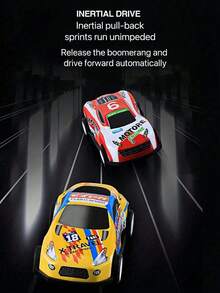 Zazumi 20/30Pcs Pull-Out Car Toys, Christmas Gifts And Storage Boxes (In Random Styles And Colors), Room Decoration Color Blocks Collection, Boys' Toys, Children's Toys, Christmas Gifts