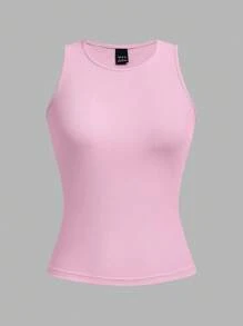 SHEIN EZwear 4件套女士性感紧身露脐吊带背心，适合夏季穿着 - 彩色 - 查看 3