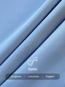 Elenzga 女式春夏优雅绿色立领百褶腰喇叭无袖连衣裙 - 藍色 - 查看 3