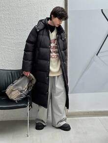 DAZY Youth (Boys) Padded Coat, Fall - Black - View 4