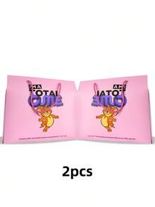 TOM & JERRY X SHEIN Letter & Cartoon Pattern Gift Bags - Drawstring Party Favor Pouches For Birthday Wedding Baby Shower - Multicolor - View 3