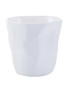 SHEIN 1PC  Minimalist Style Pure White Creative Art Personalized Pen Holder Learning Stationery Storage Bin Makeup Brush Holder Desktop Garbage Bin Desktop Fruit Shell Storage Basin - White - View 9