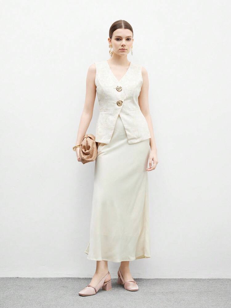 CUCCOO BIZCHIC Women's Casual Chunky Heel Simple Versatile Fashion High Heels