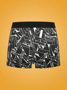 Notgurli Men Color-Blocked Edge Full Print Boxer Shorts (Set Of 5) - Multicolor - View 14