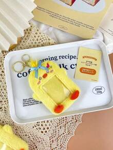 SHEIN 1 chiếc [Hộp đựng thẻ dễ thương] Biểu cảm ngộ nghĩnh + Thiết kế tiện dụng! Phụ kiện đa năng cho học sinh, dùng để đựng thẻ xe buýt/thẻ ra vào, quà tặng sưu tầm hoàn hảo cho học sinh dùng hàng ngày! Đồ dùng học tập - Nhiều màu - Xem 19