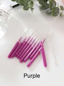 SHEIN 50 件深层清洁牙间刷不锈钢丝配尼龙刷毛，非常适合牙齿和牙缝，口腔卫生必需品 - 彩色 - 查看 15