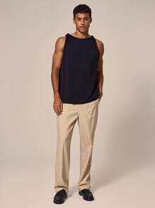 Musero 扭纹领背心 纯色 双扭纹 春季、夏季、假日、度假