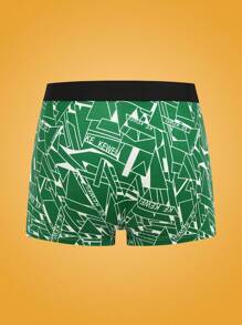 Notgurli Men Color-Blocked Edge Full Print Boxer Shorts (Set Of 5) - Multicolor - View 12