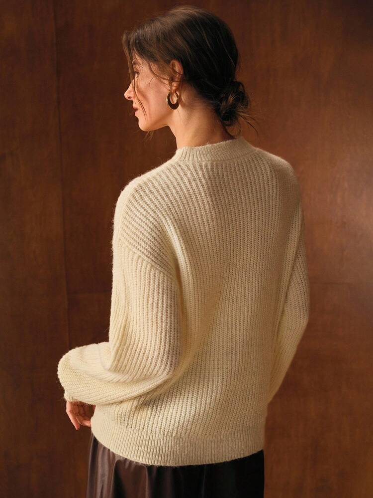 MOTF PREMIUM BOW DETAIL PULLOVERS SWEATER - Yellow - View 2