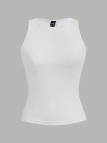 SHEIN EZwear 4件套女士性感紧身露脐吊带背心，适合夏季穿着 - 彩色 - 查看 7