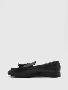 CUCCOO BIZCHIC Women's Casual Slip-On Flat Athletic Sneakers For Christmas - Black - View 8
