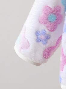 SHEIN 女婴幼儿/新生儿 0-3 岁春夏休闲百搭轻便连帽夹克 - 彩色 - 查看 3