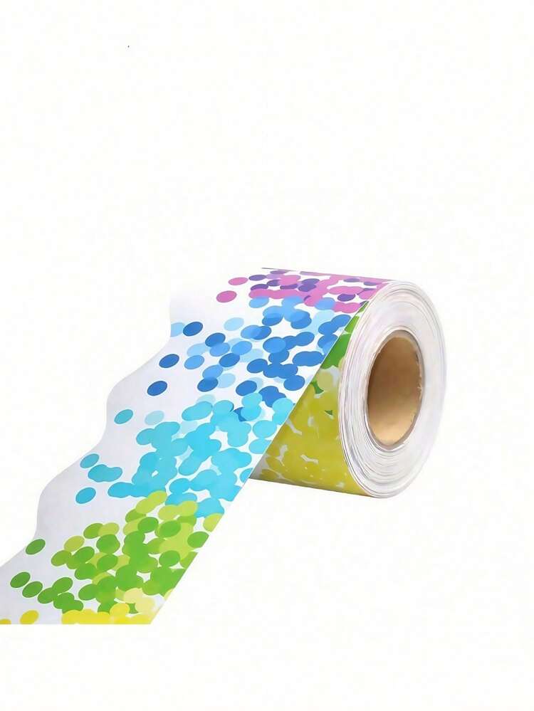 SHEIN 1 Roll 32.8 Feet Black Bulletin Board Borders, Scalloped Black Classroom Borders For Bulletin Board, White Board, - one-size - View 23