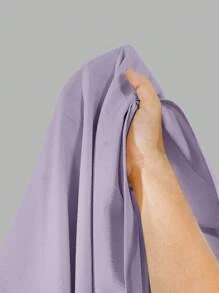 Firerie 女士休闲优雅度假时尚前系带宽松衬衫和高腰弹力宽松裤两件套 - 紫羅蘭色 - 查看 9
