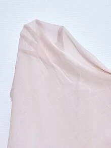 Cheriluna Maternity 孕妇摄影连衣裙，超长袖，无肩带，防滑蕾丝开衩长裙