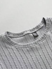 Manfinity Homme 男士休闲纯色圆领短袖 T 恤，夏季