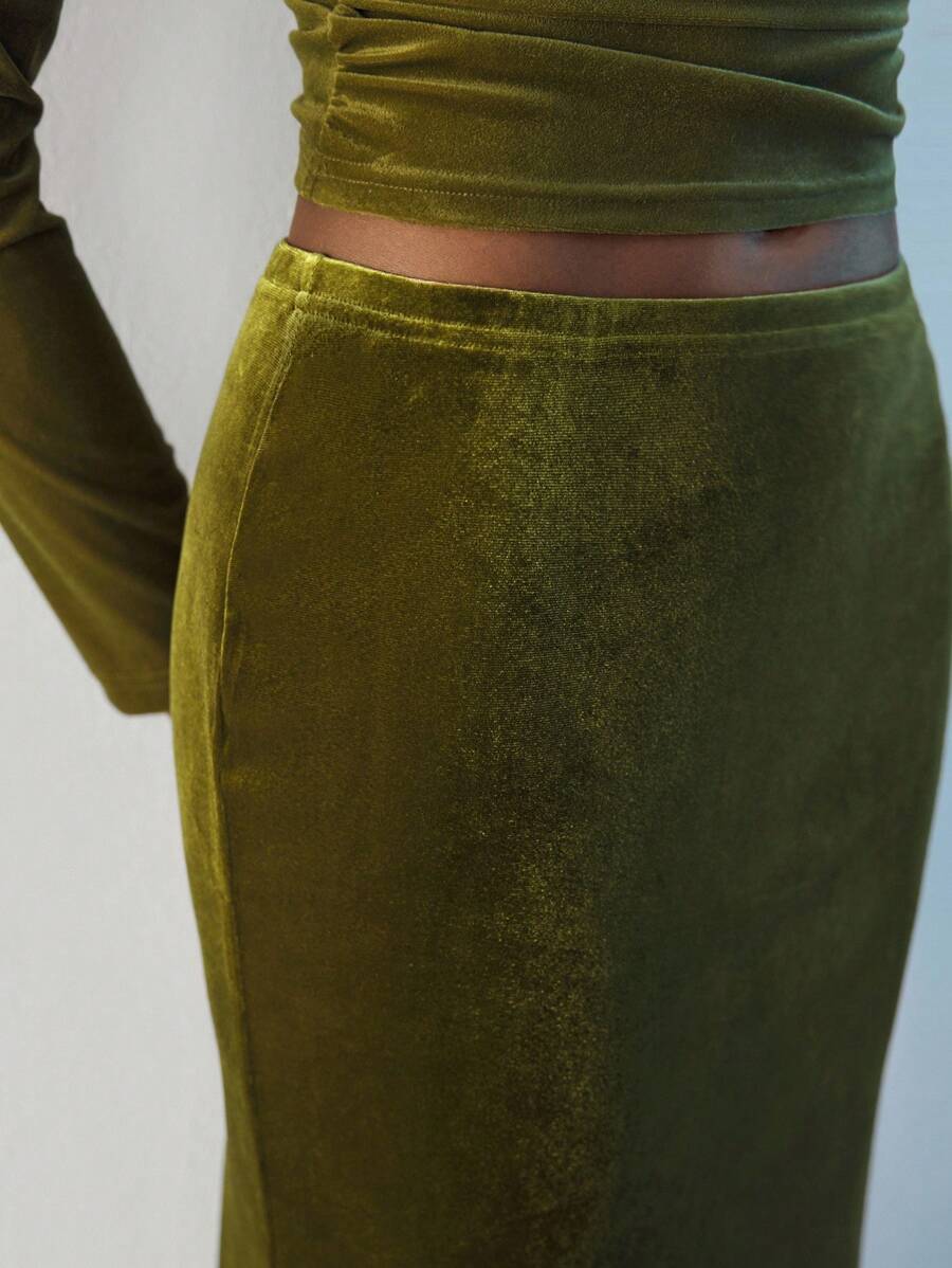 Maija 女士修身长裙，现代优雅简约时尚休闲百搭