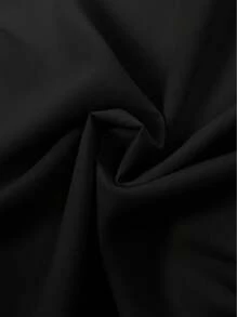 SHEIN LUNE 大码纯色裹身衬衫和长裤 2 件套，休闲度假