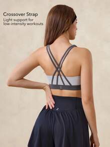 OutZeal Women Quick-Dry Sweat Wicking Removable Pads Adjustable Straps Low Support Sport Bra Gym Yoga Workout