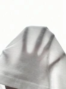 SHEIN EZwear Women Casual Street Retro Style Digit 1997 Print Loose U-Neck Crop Tank Top Back To School - White - View 10