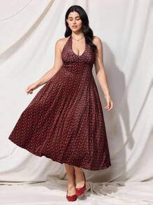 SHEIN MOD 大码女式露背褶饰蝴蝶结摆裙、派对女士服装、化妆舞会礼服、生日女士服装、性感红色连衣裙、蝴蝶结连衣裙、女式长裙、女士舞会礼服、女士正式复古礼服、女士派对礼服、女士鸡尾酒会礼服、女士派对礼服、女士正式挤奶女工礼服、紧身胸衣裙、闪亮面料、安哥拉红、女士夏/秋装、生日礼服、优雅派对礼服、2000 年代风格、万圣节 - 彩色 - 查看 7