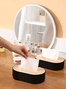 Hộp đựng khăn giấy hình bầu dục kiểu Bắc Âu, hộp đựng khăn giấy để bàn sáng tạo, hộp đựng khăn giấy trang trí. - Nhiều màu - Xem 18