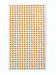 SHEIN 1 件套水钻什锦贴纸套装，闪亮 DIY 工艺贴纸，适用于剪贴簿、日记本、拼贴画、卡片制作、手机壳装饰、笔记本电脑、水瓶、规划师、礼品包装 - 用于美学项目的自粘宝石 - 白色 - 查看 15