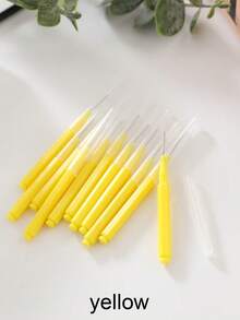 SHEIN 50 件深层清洁牙间刷不锈钢丝配尼龙刷毛，非常适合牙齿和牙缝，口腔卫生必需品 - 彩色 - 查看 18