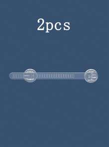 2 Adjustable Locking Multi-Function Drawer Locks - Clear - View 6