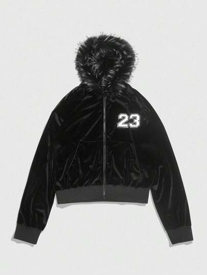 Street Life Sudadera con capucha de forro polar para hombres, estilo corto