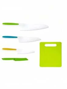 Zazumi 3PCS 6PCS 7PCS Montessori Kitchen Tools Set ABS Plastic Cooking Knives Cutting Boards Sandwich Cutters Peelers Safe Kids Cooking Utensils Birthday Gift For Toddlers