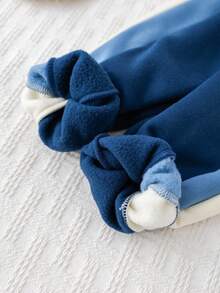 Cozy Pixies 2pcs Baby Boy Knit Soft Crew Neck Long Sleeve Pullover Sweatshirt And Elastic Waist Cuffed Pants Set Fall Winter - Multicolor - View 6