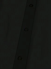 EMERY ROSE 大码休闲黑色泡泡袖衬衫，夏季，适合复活节、波西米亚风、文艺复兴博览会、婚礼嘉宾、母亲节、简约时尚度假