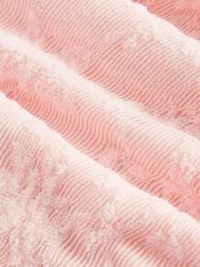 SHEIN MOD فستان ماكسي أنيق بتصميم كتف مكشوف من الدانتيل باللون الوردي الفاتح، مناسب للسهرات والمناسبات الخاصة كرأس السنة وعيد الحب والخروجات اليومية والعطلات الهادئة - وردي فاتح - مشاهدة 4