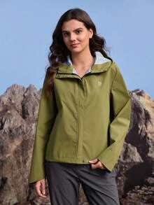 In My Nature Giacche da pioggia da donna, giacca versatile da donna di colore unito per uso esterno, giacche a vento da donna, giacche da trekking da donna, giacche da esterno da donna, giacche parasole da donna, giacche antivento da esterno, giacche casual da esterno, giacche verde oliva, giacca da trekking verde kelp, giacche casual da donna, giacche da running da donna, giacche protettive dal sole, giacche sportive, cappotti autunno inverno, giacche calde, giacche da trekking da esterno, giacche traspiranti, giacche versatili, giacche KEEP WARM, giacche softshell, giacche sportive da donna, giacche impermeabili, giacche idrorepellenti, giacche calde, abbigliamento casual, giacche alla moda, impermeabili da pioggia per il ritorno a scuola, giacca impermeabile con cappuccio - Verde militare - Visualizzare 3